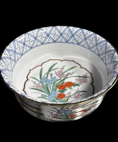 古伊万里 有田焼 幸山窯 菓子鉢 色絵 金彩 大鉢 取り皿 飾り皿 和食器 陶器 骨董品 アンティーク