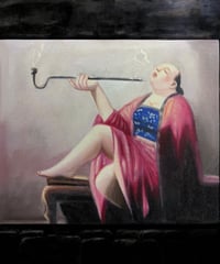 中国美術 水墨画【紅梅】額装 壁掛 額 絵画 梅 色絵 民国 古美術 装飾