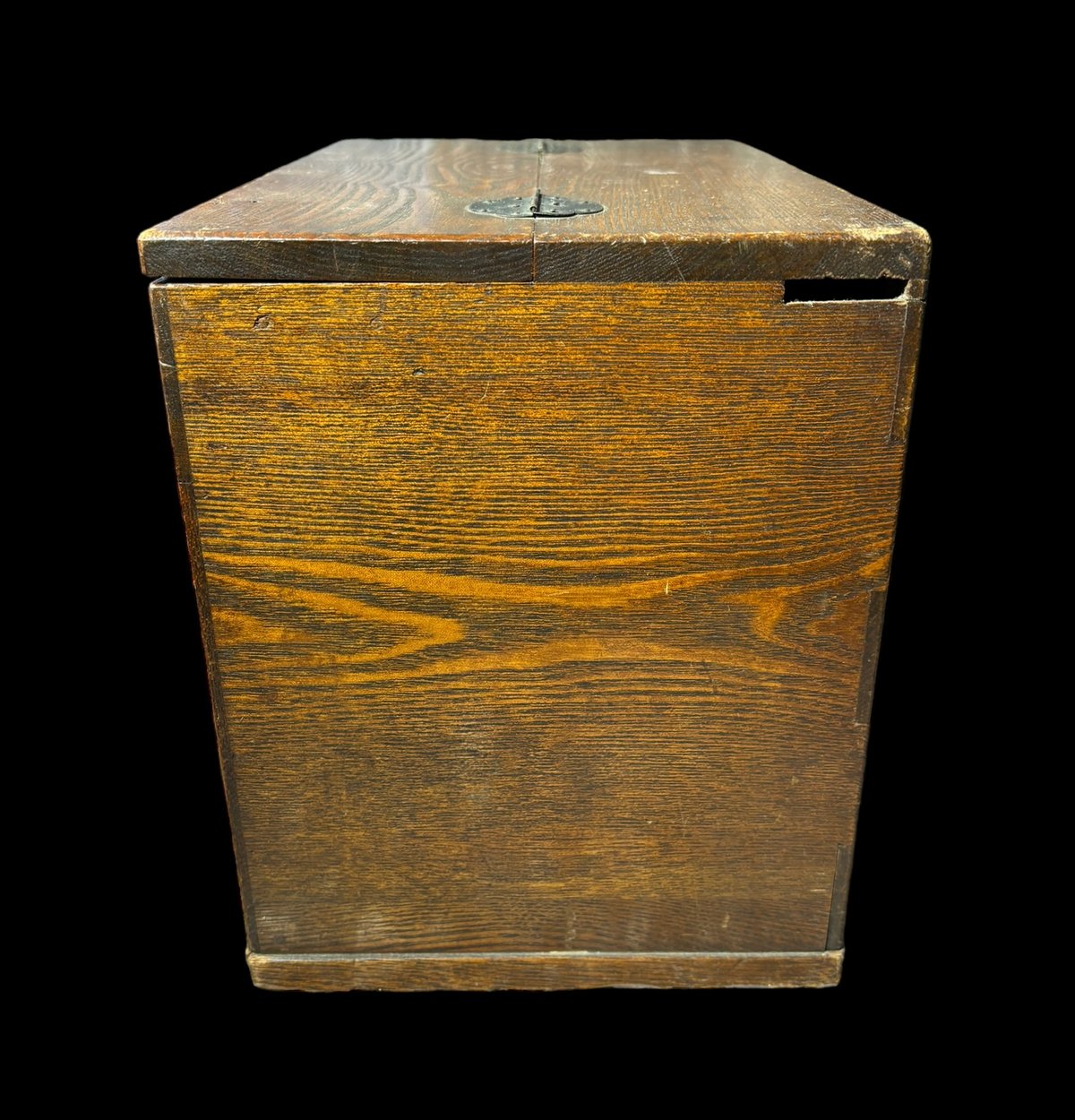 時代もの　昭和　裁ち板　古道具　アンティーク　70年物　115×42x2.8cm たも針箱 裁縫箱 小物入れ 収納箱 針箱 和家具 昭和 レトロ