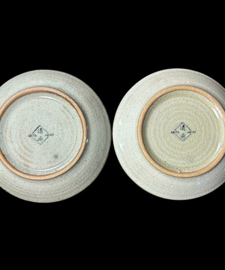 【2客セット】有田焼 清秀 小皿 花柄 和皿 取り皿 盛り皿 飾り皿 和食器 骨董品 アンティーク