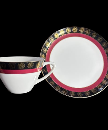【6客揃】 mascot china カップ&ソーサー 上品 マグカップ 紅茶 コーヒー カップ 茶器 昭和 レトロ アンティーク