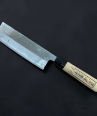 伊勢 菊一文字金近謹製 菊一 菜切包丁 全長32cm 出刃包丁 和包丁 刃物 調理器具 飲食店 アンティーク