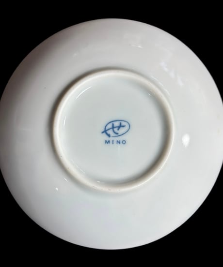 美濃焼 太唐草 鳴門唐草 MINO 丸皿 小皿 取り皿 飾り皿 和食器 伊万里 陶器 骨董品 アンティーク