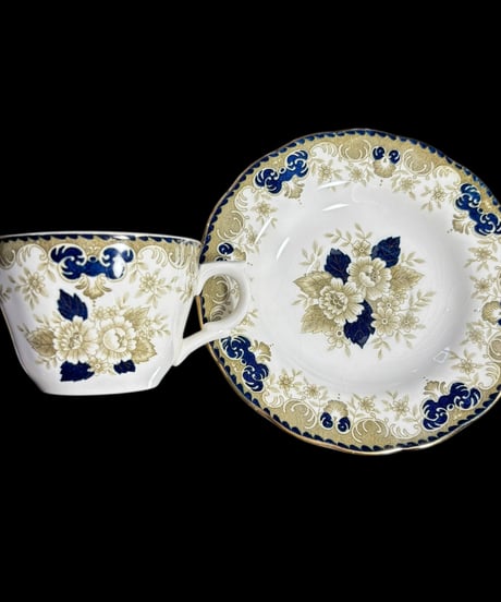 【6客揃】NIKKO ダブルフェニックス カップ&ソーサー 花柄 マグカップ 紅茶 コーヒー カップ 器 茶器 昭和 レトロ アンティーク