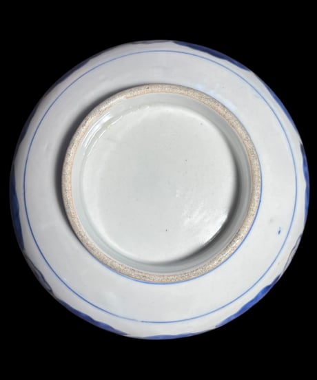 古伊万里 大鉢 [鳥草花文図] 錦手 金彩 色絵 鉢 取り皿 飾り皿 和食器 明治 伊万里 陶器 骨董品 アンティーク