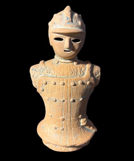 埴輪 短甲の武人 置物 土偶 古墳 飾物 縁起物 美術品 工芸品 インテリア 骨董品 アンティーク