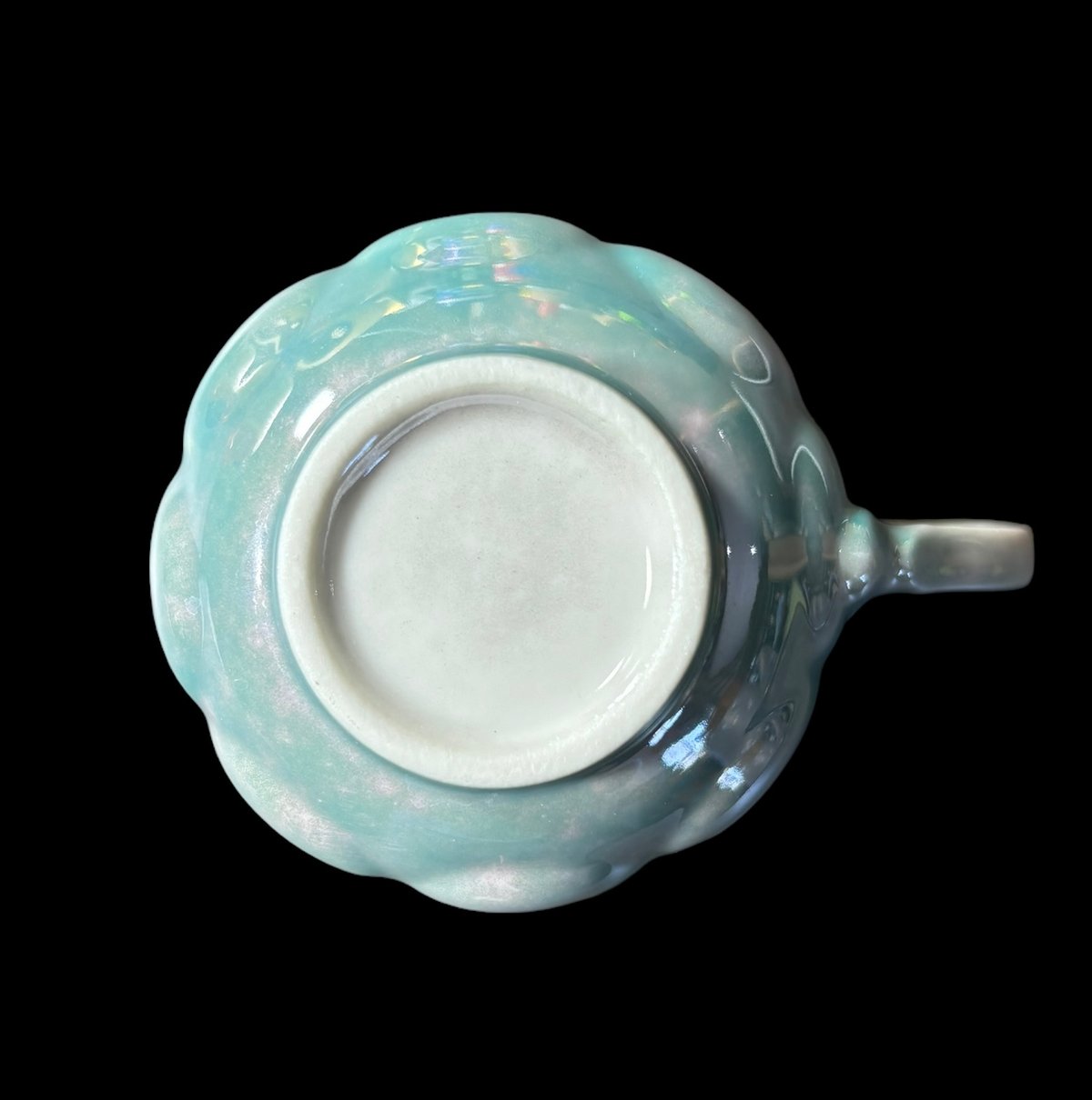 カップ&ソーサー [ターコイズ] 紅茶 コーヒー 器 昭和 レトロ 骨董品
