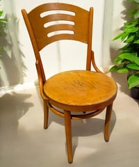 ポーランド製 ヴィンテージチェア ダイニングチェア ブラウン 一人掛け 椅子 チェア アンティーク