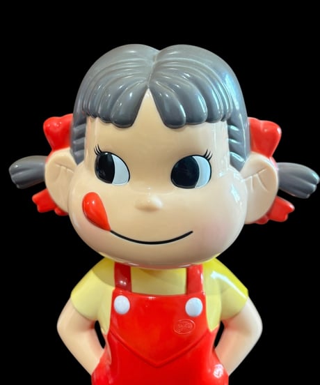 【レア品】ペコちゃん 不二家 キャンペーン 首振り人形 インテリア コレクション 置物 オブジェ 非売品 骨董品 アンティーク