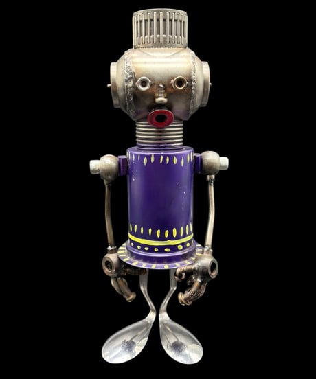 Prakit Seehawong ガジェット ロボット 置物 オブジェ ナット ネジ アート コレクション 骨董品 アンティーク