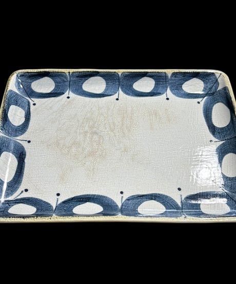 染付 角盛皿 青藍 角皿 取り皿 盛り皿 飾り皿 平皿 和食器 骨董品 アンティーク