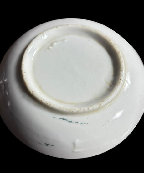 【2客セット】色絵 鶴 松 夕日 小皿 取り皿 盛り皿 飾り皿 和食器 骨董品 アンティーク