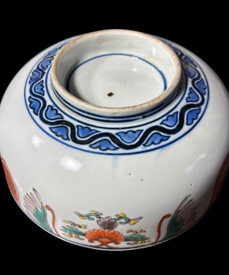 大鉢 [獅子鳳凰松竹梅文] 伊万里 金彩 色絵 大皿 丸皿 鉢 盛り皿 飾り皿 古伊万里 古美術 和食器 骨董品 アンティーク