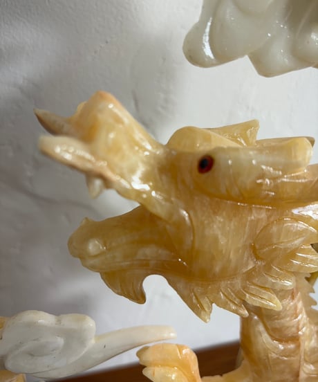 石龍置物 骨董品 辰年
