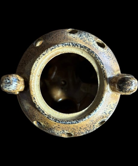 獅子 香炉 三足 狛犬 香道具 美術品 インテリア 置物 陶器 中国 時代物 骨董品 アンティーク