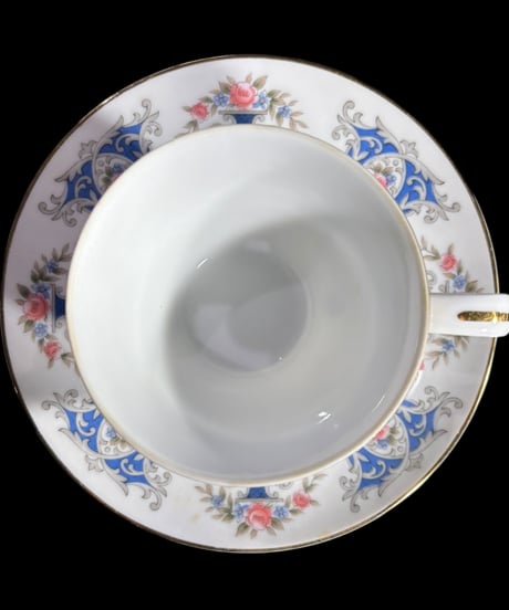 【6客揃】 Lovely China NARUMI カップ&ソーサー マグカップ 花柄 紅茶 コーヒー カップ 茶器 昭和 レトロ アンティーク