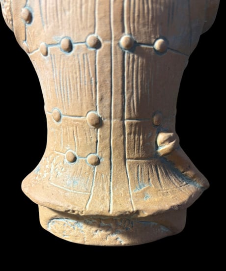 埴輪 短甲の武人 置物 土偶 古墳 飾物 縁起物 美術品 工芸品 インテリア 骨董品 アンティーク