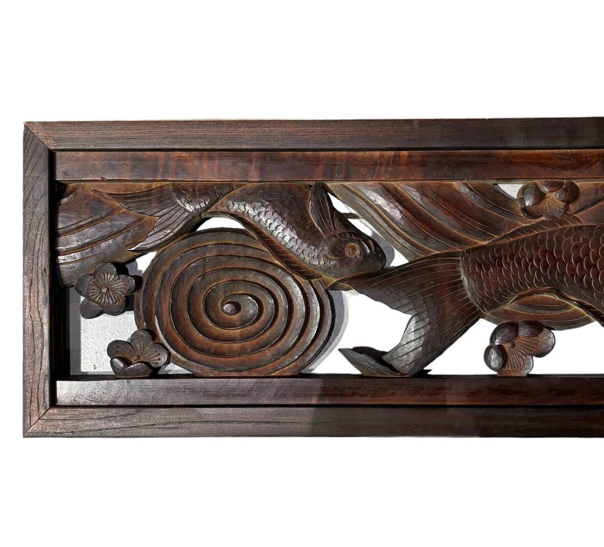 ビンテージ 骨董品 天然木 無垢材 縞黒檀 ペンギン 彫刻 置物 昭和