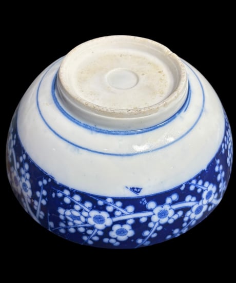 古伊万里 大鉢 梅 山水風景図 盛り鉢 色絵 鉢 取り皿 飾り皿 和食器 陶器 伊万里 骨董品 アンティーク