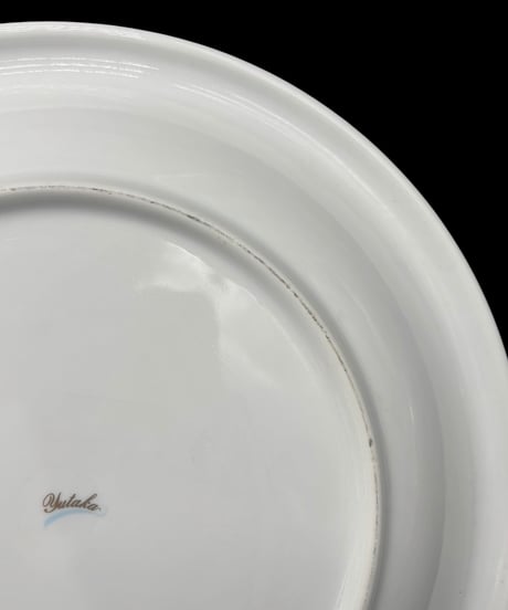 YUTAKA Noritake フルーツガーデン プレート 蝶 ノリタケ 丸皿 飾皿 昭和 レトロ アンティーク
