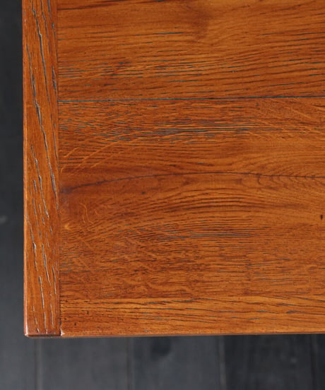 オークテーブル 鉄脚 インテリア 家具 OAK TABLE w/VINTAGE IRON LEG