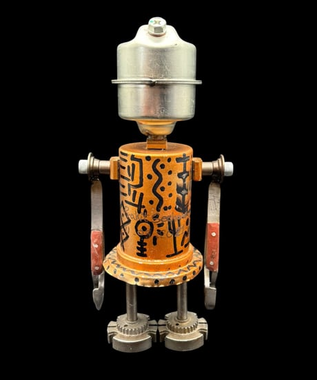 Prakit Seehawong ガジェット ロボット 置物 オブジェ ナット ネジ アート コレクション 骨董品 アンティーク