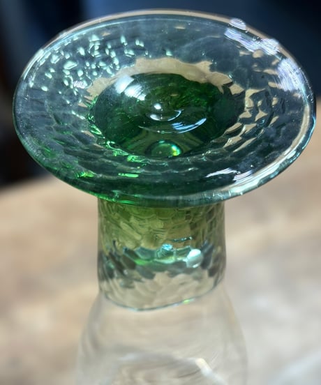 【3客セット】佐々木硝子 ドミンゴ ビヤーグラス グリーン ビアグラス レトロポップ ガラス コップ 昭和 レトロ 雑貨 アンティーク