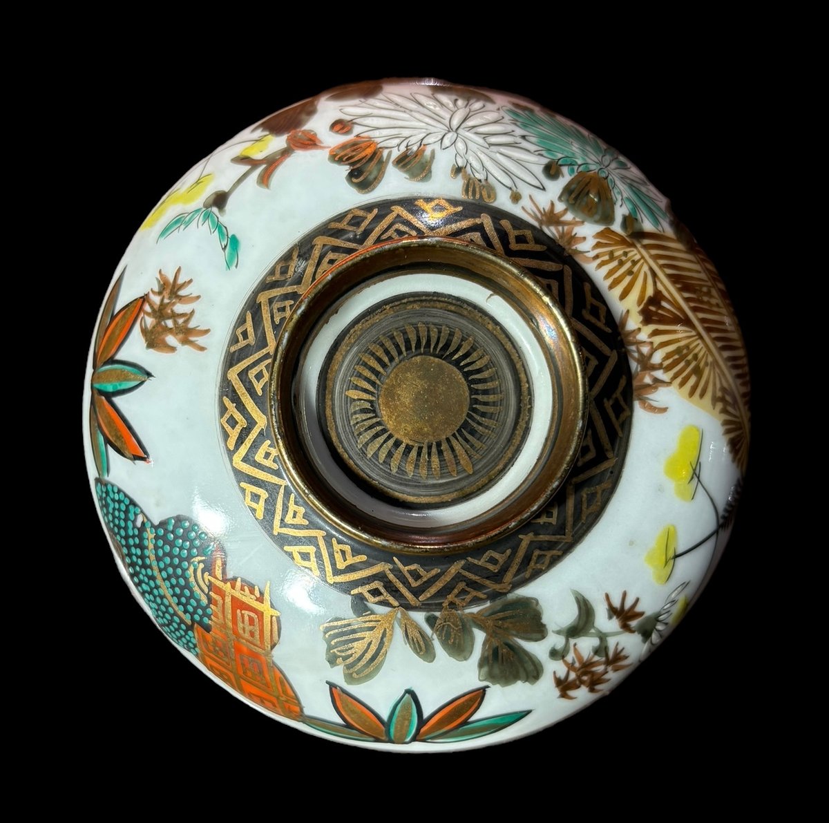 ぶりぶり煎茶道具　九谷焼　長寿造　色絵金彩　百花文　茶器揃　K　R8034 Yahoo!オークション -「古九谷」(急須、土瓶) (九谷)の落札相場