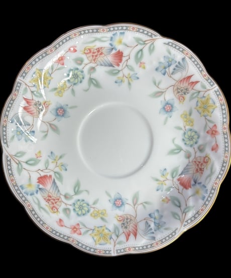 【3客揃】 NARUMI CHINA カップ&ソーサー 鳥 花柄 マグカップ 紅茶 コーヒー カップ 茶器 昭和 レトロ アンティーク