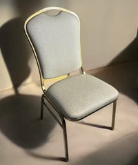 ミトノ レセプションチェア ホワイト スチール椅子 ミーティングチェア 一人掛け スタッキングチェア 宴会 結婚式 パーティー 椅子 チェア アンティーク