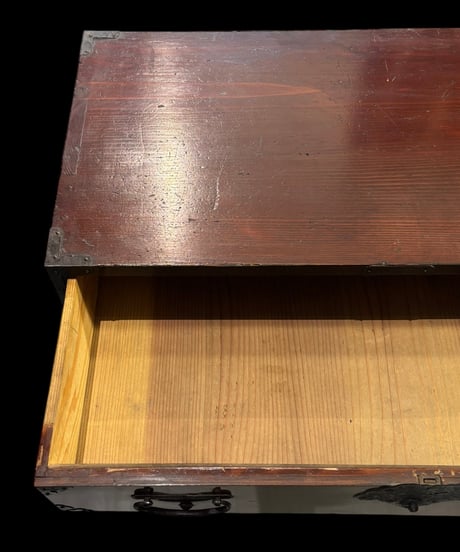木製 古箪笥 小箪笥 引き出し 和風 昭和 レトロ 収納棚 和家具 仙台箪笥 タンス チェスト 古民具 民芸家具 アンティーク インテリア