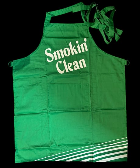 Smokin'Clean エプロン JT 日本たばこ産業 雑貨 店舗装飾 インテリア レトロ アンティーク ヴィンテージ