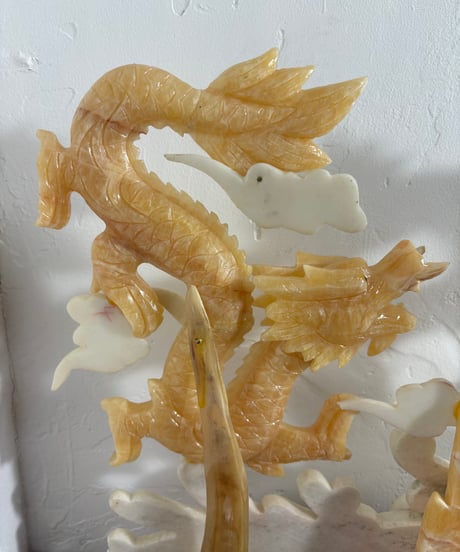 石龍置物 骨董品 辰年