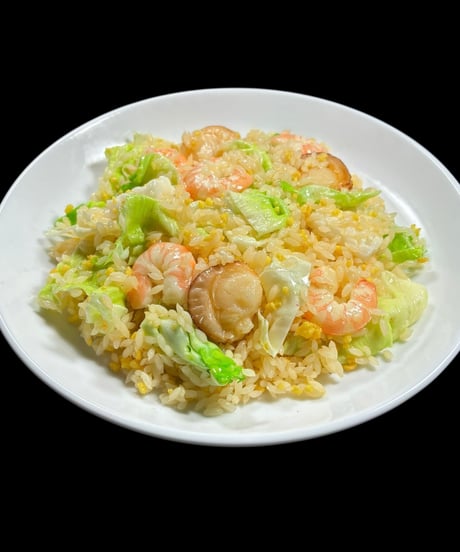 【食品サンプル】海鮮レタスチャーハン 洋食 サンプル サラダ 食品 展示 装飾 レストラン 店舗 インテリア