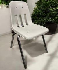 VIRCO バルコ スタッキングチェア [ライトグレー] 椅子 一人掛け イス 椅子 チェア アメリカン レトロ アンティーク