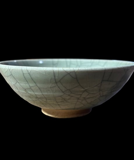 相馬焼 吉田竹鳳造 貫入茶碗 共箱 茶碗 茶道具 茶器 煎茶道具 和食器 工芸品 美術品 骨董品 アンティーク
