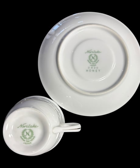 【4客揃】オールドノリタケ カップ&ソーサー 花柄 ノリタケ 日本陶器会社 マグカップ 紅茶 コーヒー カップ 茶器 昭和 レトロ アンティーク
