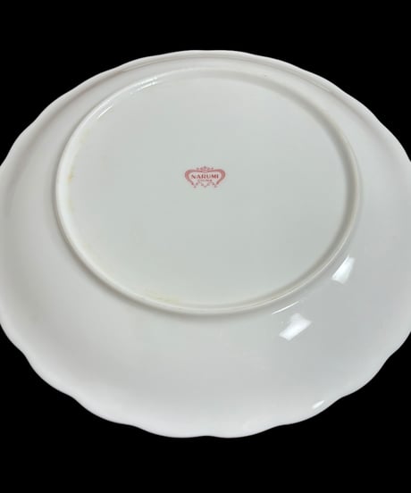 NARUMI ナルミ オリエンタルバード 花柄 大皿 プレート 平皿 丸皿 盛り皿 取り皿 陶器 骨董品 アンティーク