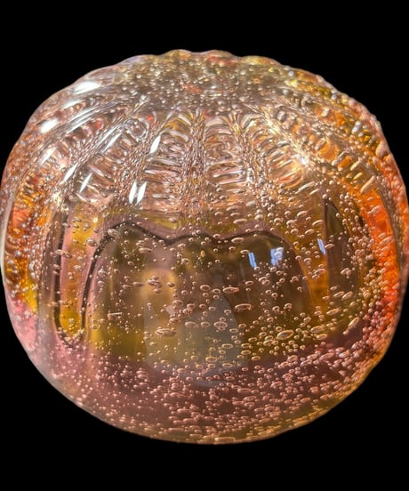 琉球ガラス 鉢 ピンク 吹きガラス 泡ガラス 宙吹き 小鉢 洋食器 和食器 デザート 硝子 ガラス グラス アンティーク