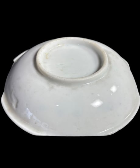 【5客セット】 古伊万里 染付 小皿 囲碁図 銘々皿 丸皿 和食器 伊万里 陶器 時代物 骨董品 アンティーク