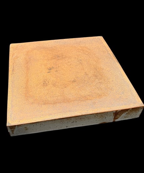 時代物 四方皿 柿の木 四角皿 角皿 角鉢 飾皿 陶器 和食器 骨董品 アンティーク