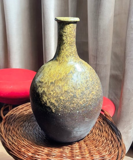 中国古美術・蔵友寄売・竹林七賢瑞獣鎏银花瓶セット・陶瓷器・案頭・文