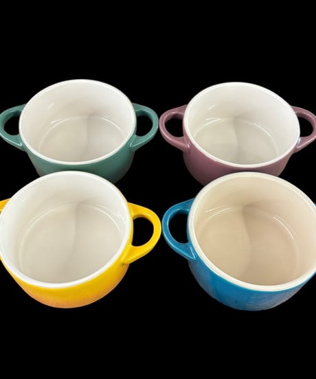 【4客セット】LE CREUSET ル・クルーゼ ミニ・ココット 10cm 耐熱 容器 両手鍋 食器