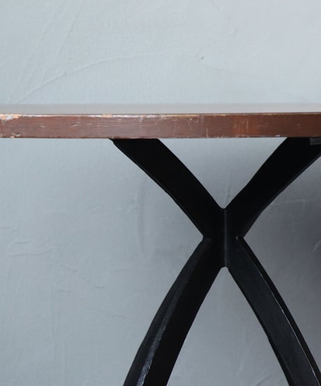 ラウンドトップテーブル ROUND TOP TABLE w/IRON LEG