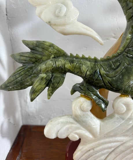 石龍置物 骨董品 辰年