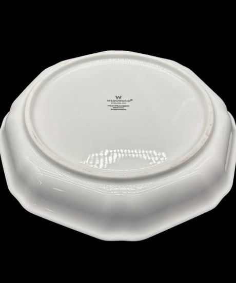 WEDGWOOD ウェッジウッド ワイルドストロベリー オクタゴナルディッシュ 花柄 プレート 八角形 飾皿 英国 おしゃれ アンティーク