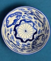 骨董品 青華染付 盛鉢 雲龍図大鉢 大皿 骨董品 青華染付 盛鉢 雲龍図大鉢 大皿 - メルカリ