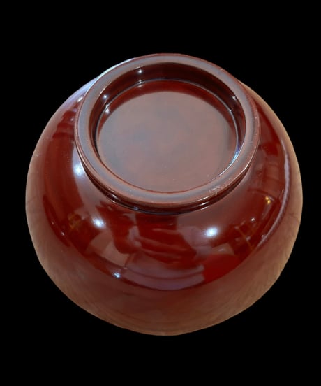 【10客セット】外紅福内黒 煮物椀 箱付き お椀 茶碗 器 陶器 和食器 骨董品