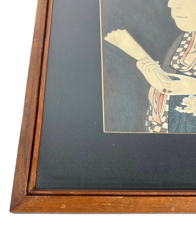 東洲斎写楽 木版画 額入り 浮世絵 版画 アート 美術品 装飾品 東洲斎写楽 木版画 額入り 浮世絵 版画 アート 美術品 装飾品