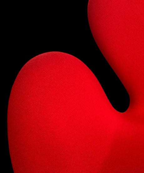 Fritz Hansen フリッツハンセン The SWAN スワンチェア レッド 北欧 一人掛け ラウンジチェア ソファ 椅子 チェア アンティーク